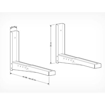 Кронштейн HOLDER MWS-2002 металлик фото 3